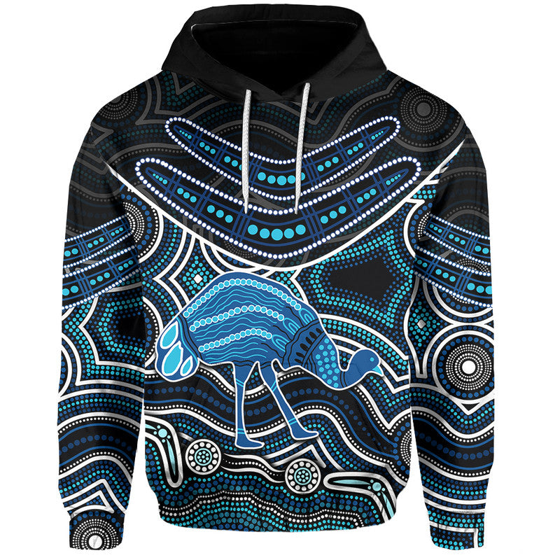(Custom Personalised) Emu Aboriginal Boomerang Hoodie No.1 LT6 - Vibe Hoodie Shop