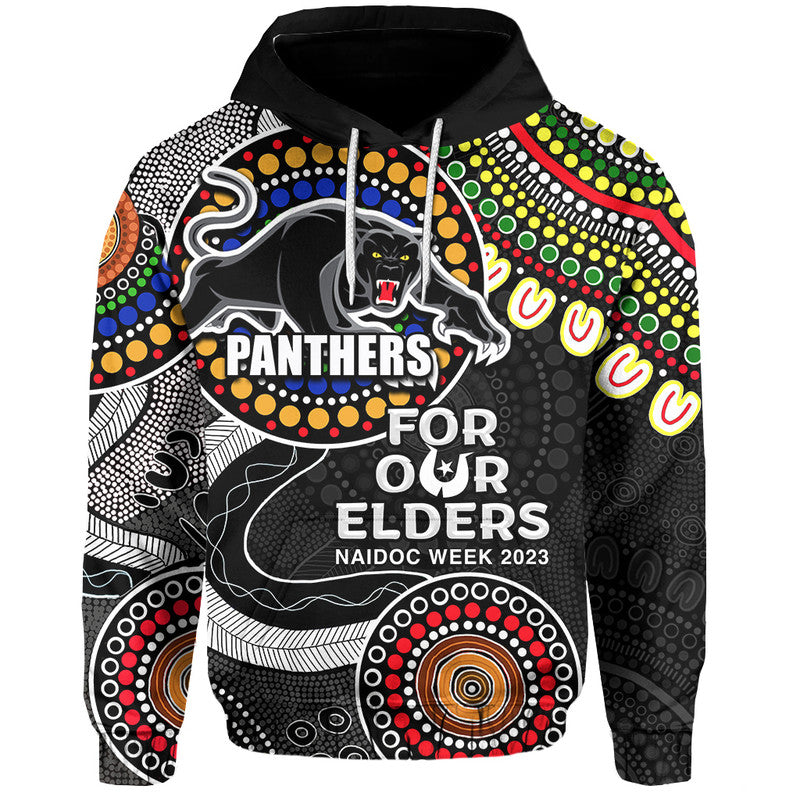 Panthers Rugby Hoodie NAIDOC 2023 Aboriginal LT6 - Vibe Hoodie Shop