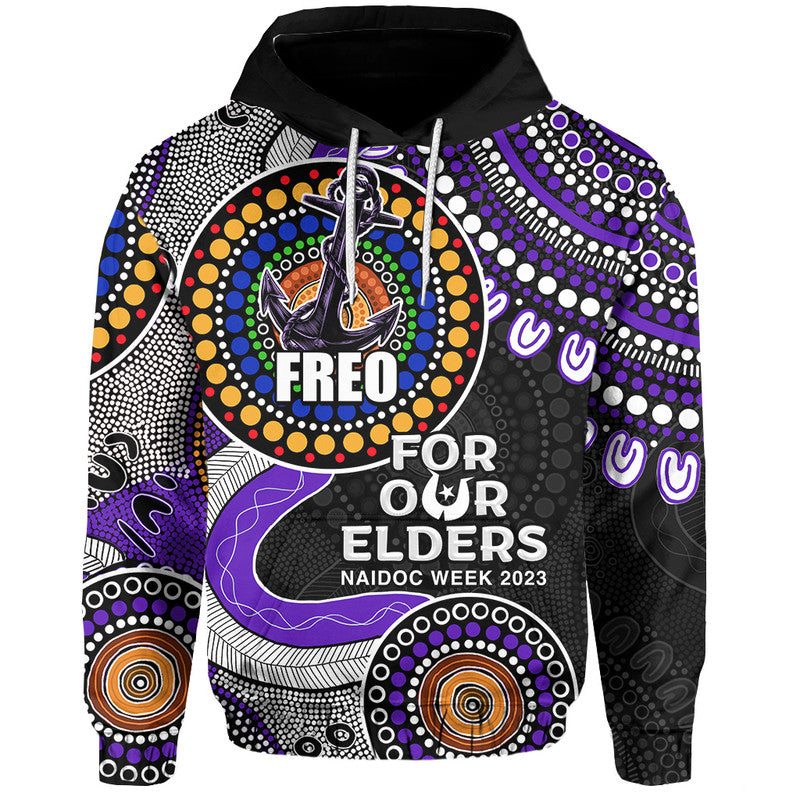 Freo Rugby Hoodie NAIDOC 2023 Aboriginal LT6 - Vibe Hoodie Shop