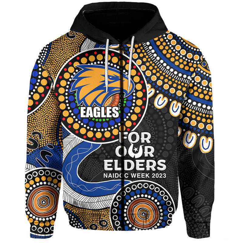 Eagles Rugby Hoodie NAIDOC 2023 Aboriginal LT6 - Vibe Hoodie Shop