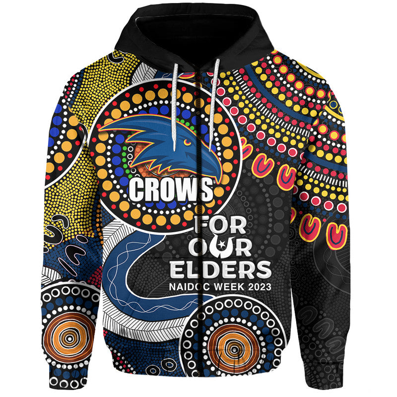 Crows Rugby Hoodie NAIDOC 2023 Aboriginal LT6 - Vibe Hoodie Shop