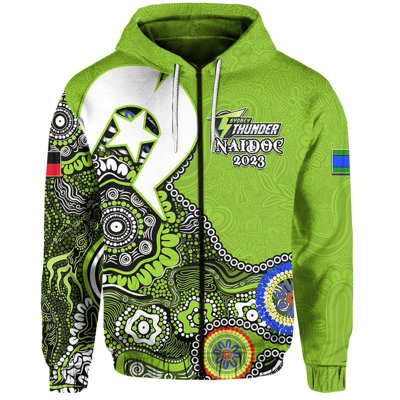 Sydney Thunder Cricket Hoodie NAIDOC 2023 Patterns LT6 - Vibe Hoodie Shop