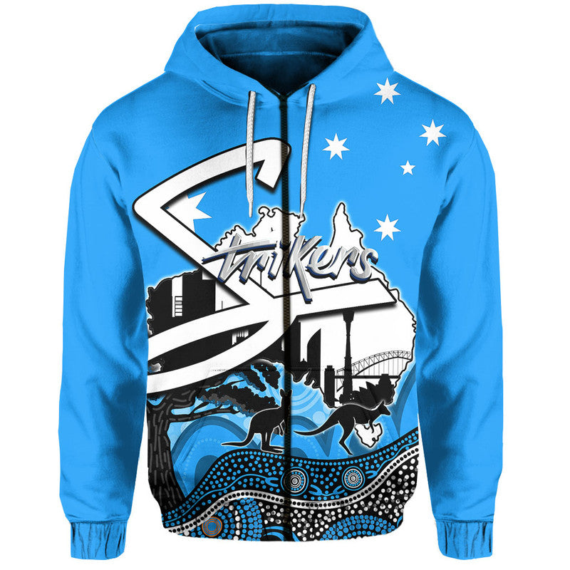 (Custom Personalised And Number) Happy Australia Day- Adelaide Strikers Hoodie LT6 - Vibe Hoodie Shop