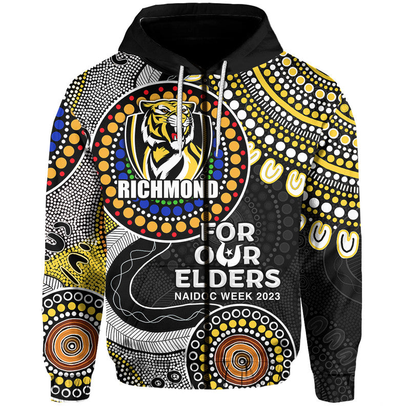 Richmond Rugby Hoodie NAIDOC 2023 Aboriginal LT6 - Vibe Hoodie Shop