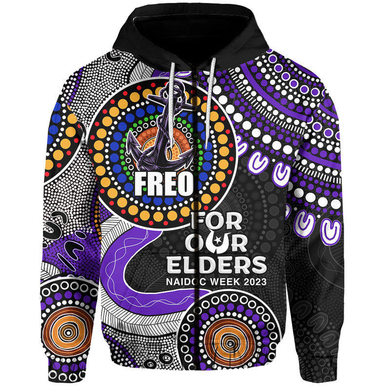Freo Rugby Hoodie NAIDOC 2023 Aboriginal LT6 - Vibe Hoodie Shop