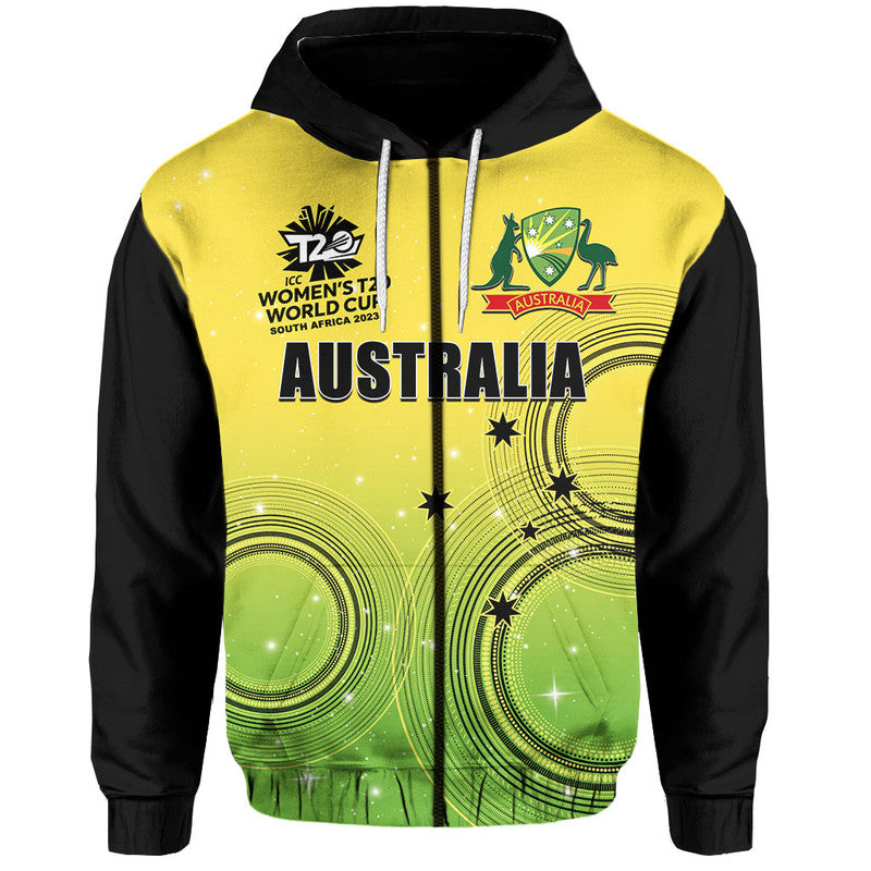 (Custom Personalised And Number) Australia Cricket Women's T20 World Cup Hoodie Replica 2020 LT6 - Vibe Hoodie Shop