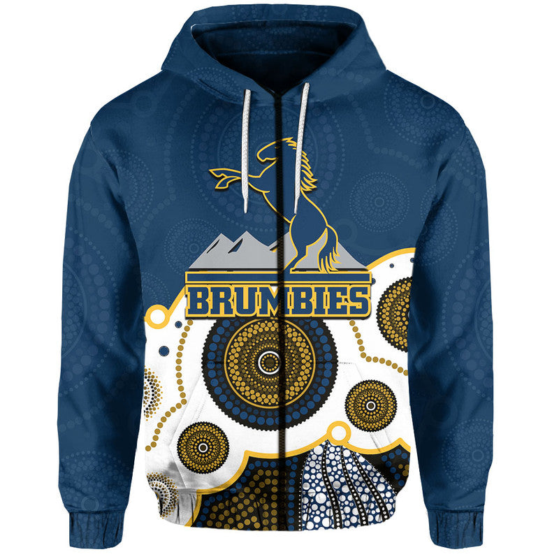 (Custom Personalised And Number) Super Rugby Brumbies Hoodie LT6 - Vibe Hoodie Shop