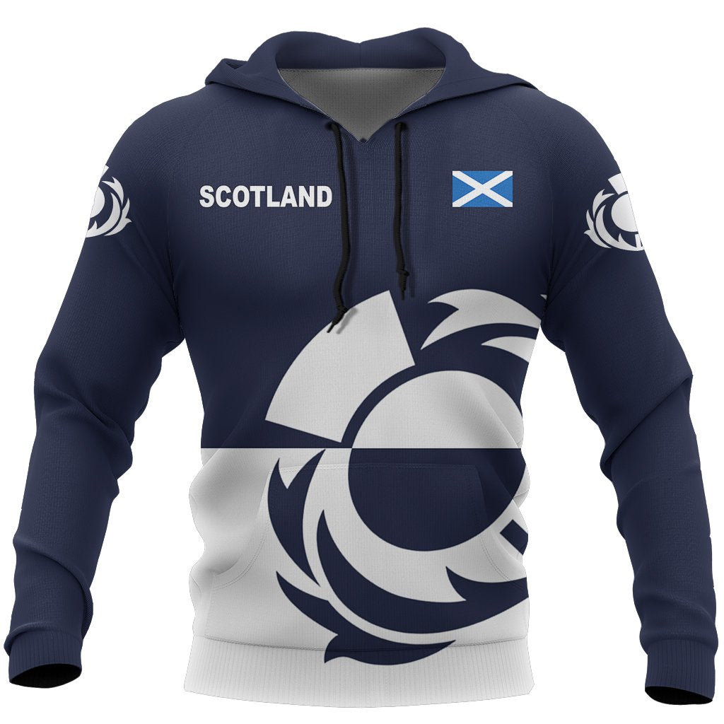 Scotland Hoodie Thistle - Rugby Style - Vibe Hoodie Shop