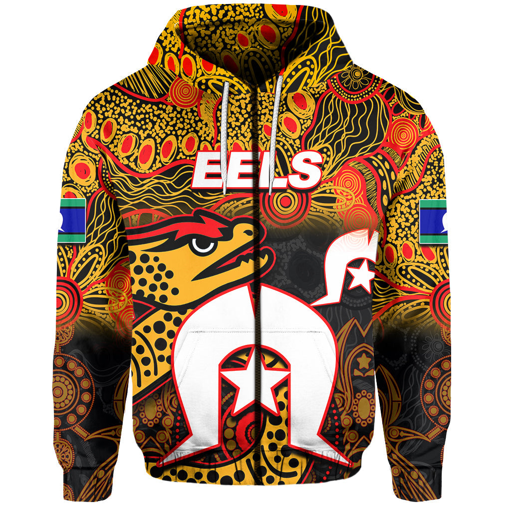 (Custom Personalised) Eels Torres Strait Islanders Mix Aboriginal Hoodie No.2 LT6 - Vibe Hoodie Shop