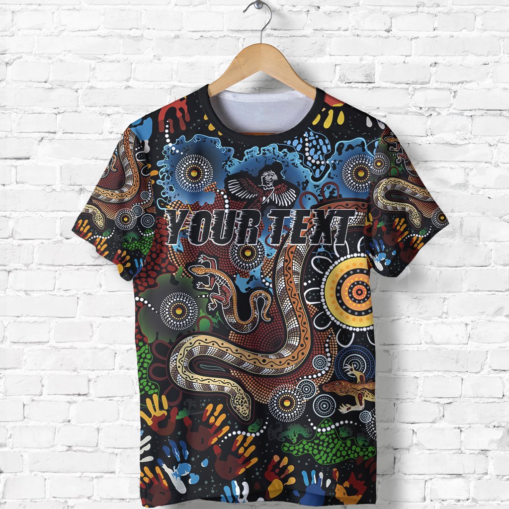 (Custom Personalised) Australia Indigenous T shirt All Stars - Vibe Hoodie Shop