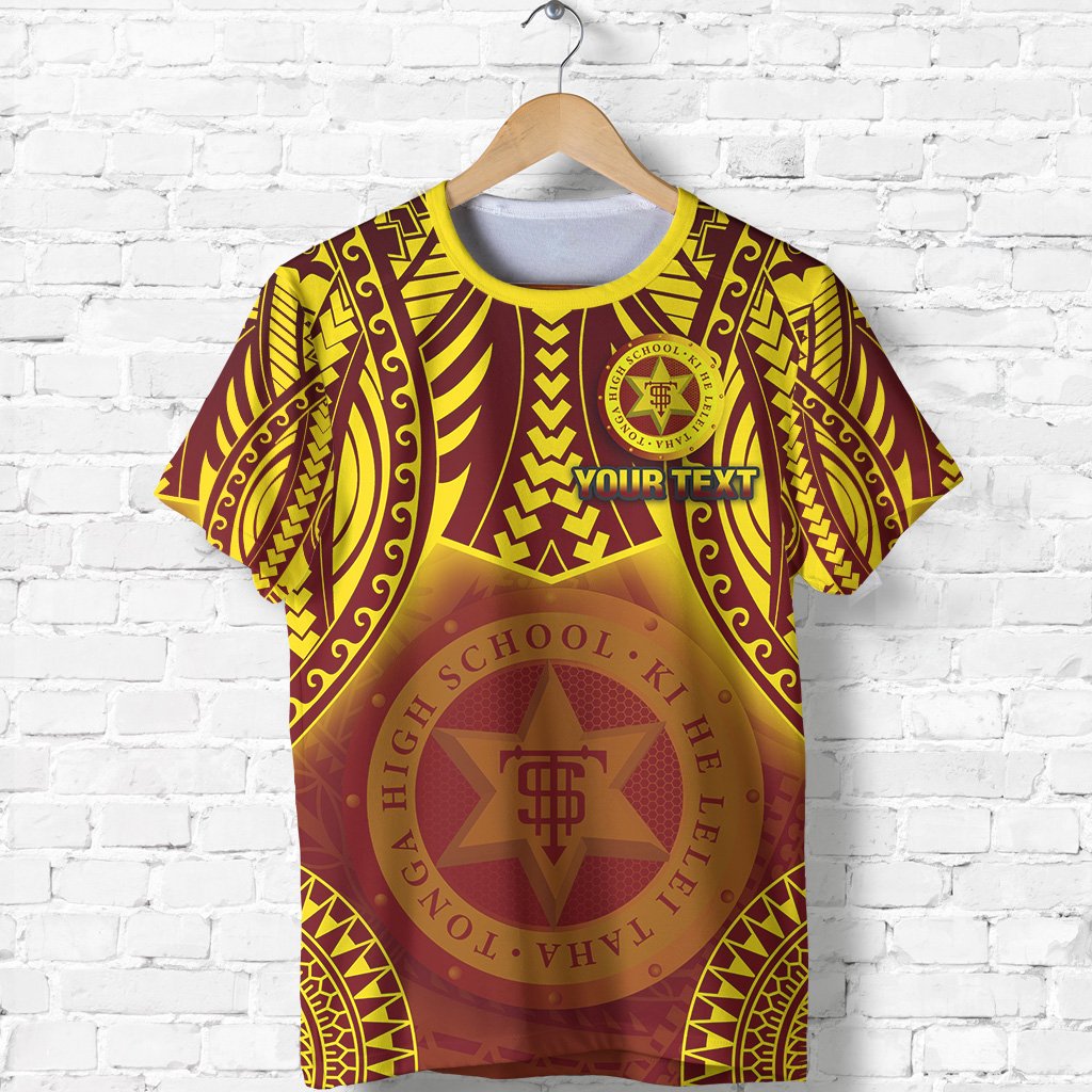 (Custom Personalised) Tonga High School T shirt Simple Polynesian - Vibe Hoodie Shop