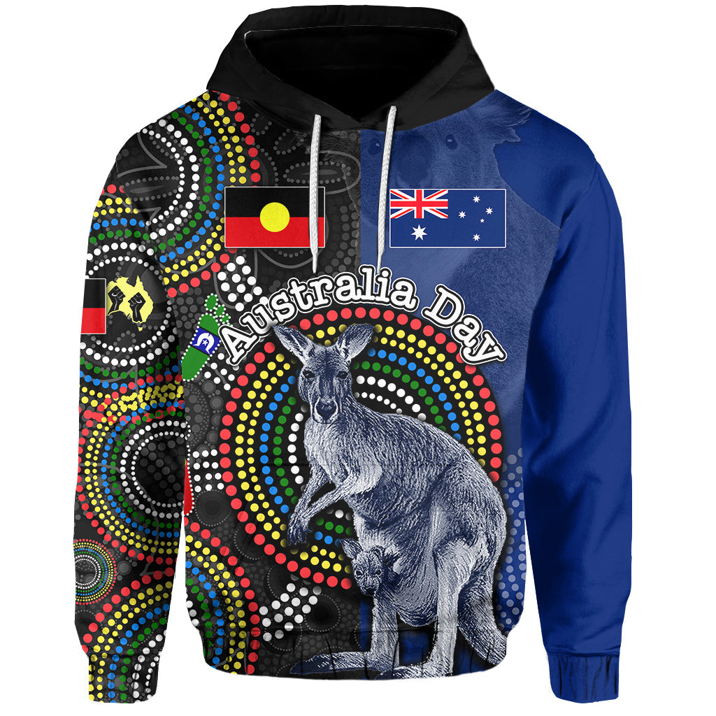 (Custom Personalised) Australia Day Hoodie Mix Aboriginal LT6 - Vibe Hoodie Shop