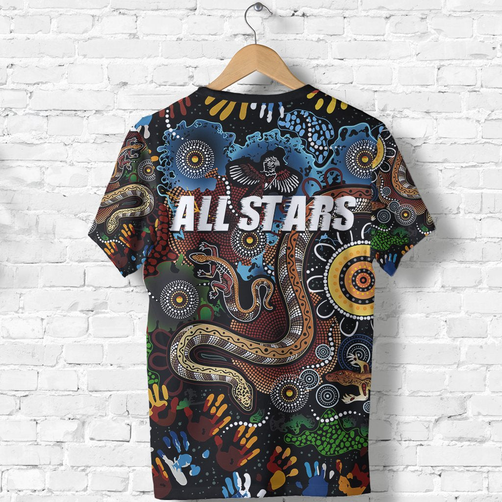 Australia Indigenous T shirt All Stars - Vibe Hoodie Shop