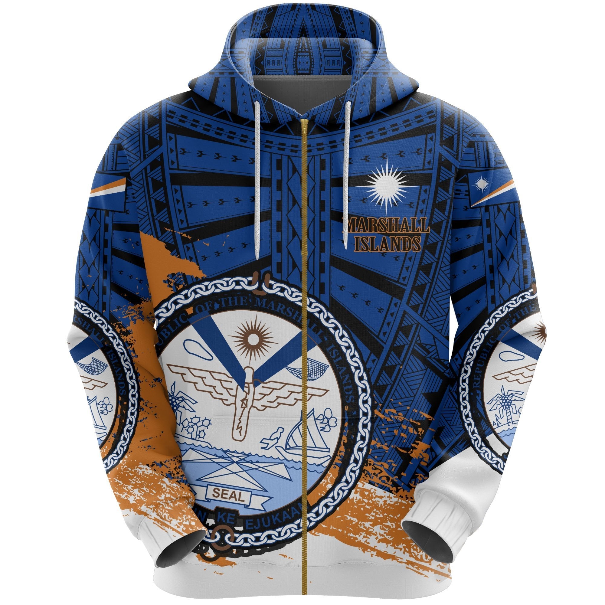 Marshall Islands Special Zip Hoodie - Vibe Hoodie Shop