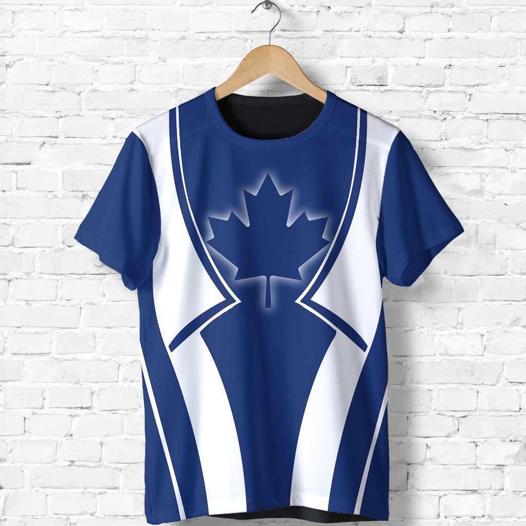 Canada In My Heart Blue T shirt - Vibe Hoodie Shop