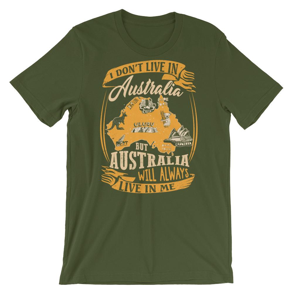 T shirt - Australia Map T shirt - Unisex - Vibe Hoodie Shop