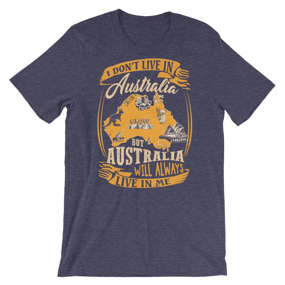 T shirt - Australia Map T shirt - Unisex - Vibe Hoodie Shop