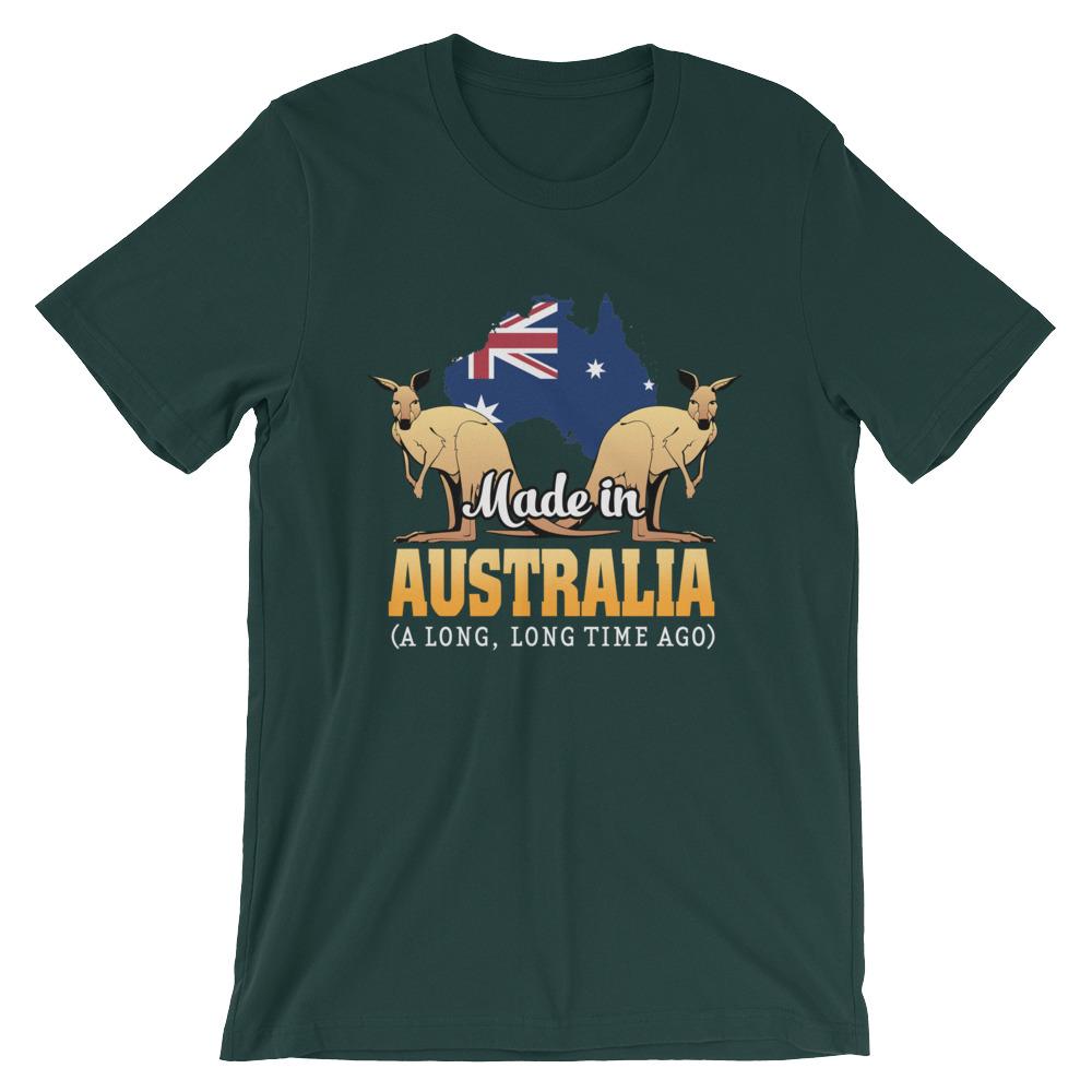 T shirt - Aus Flag T shirt Kangaroo Unisex - Vibe Hoodie Shop