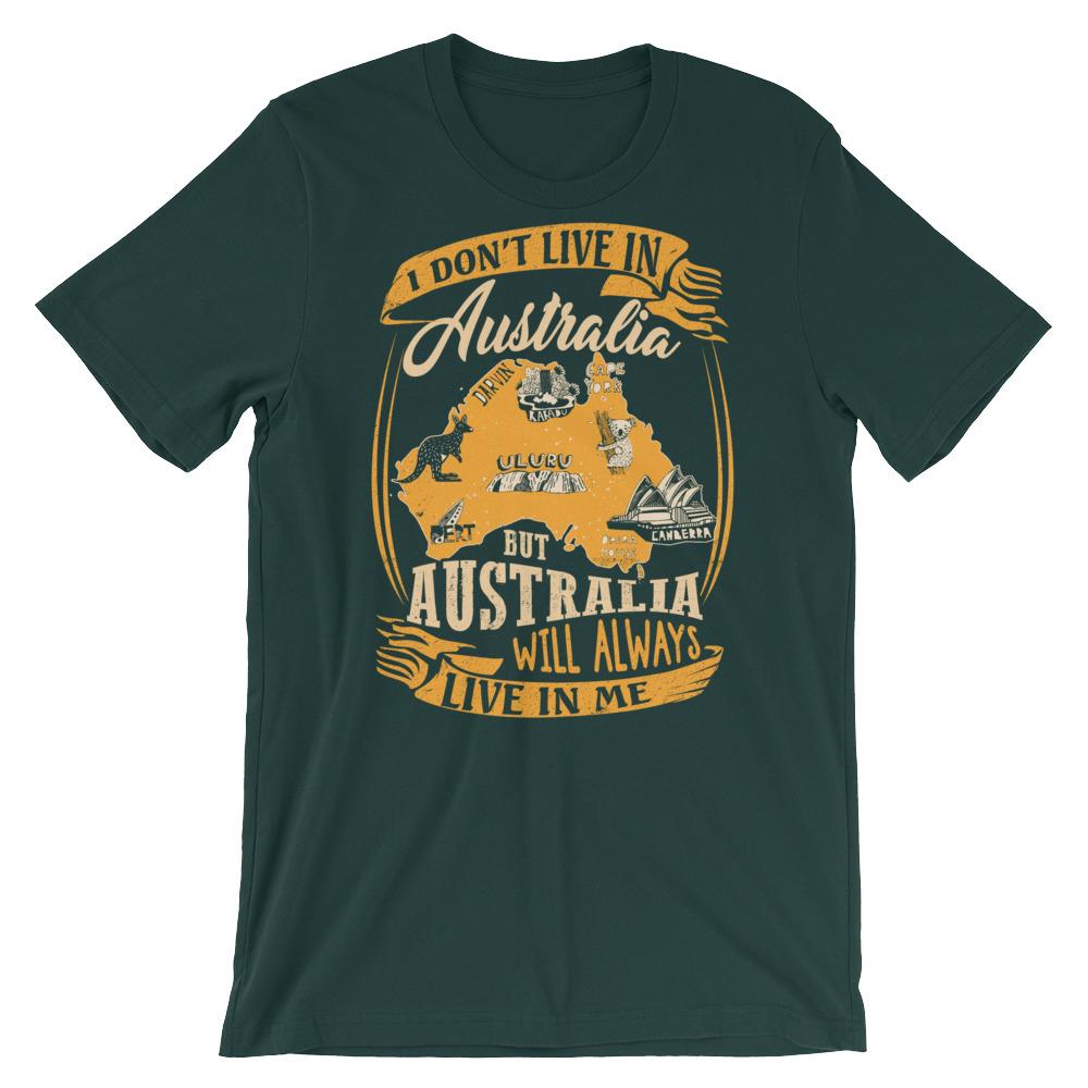 T shirt - Australia Map T shirt - Unisex - Vibe Hoodie Shop