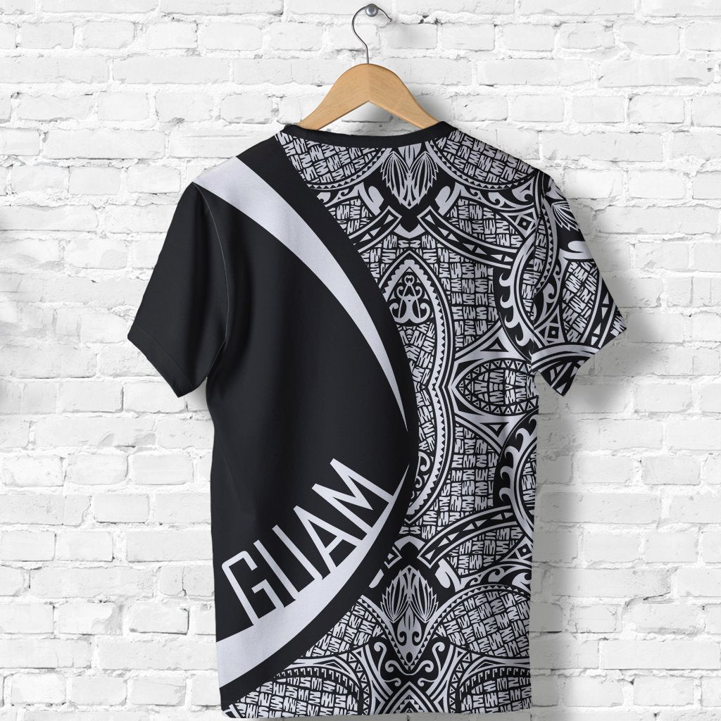 Guam Coat Of Arms T shirt - Circle Style - Vibe Hoodie Shop