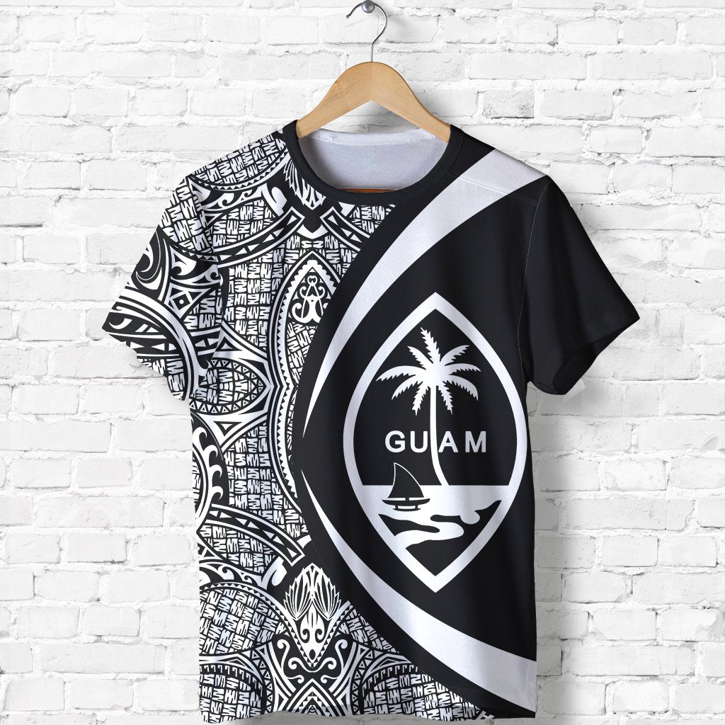 Guam Coat Of Arms T shirt - Circle Style - Vibe Hoodie Shop