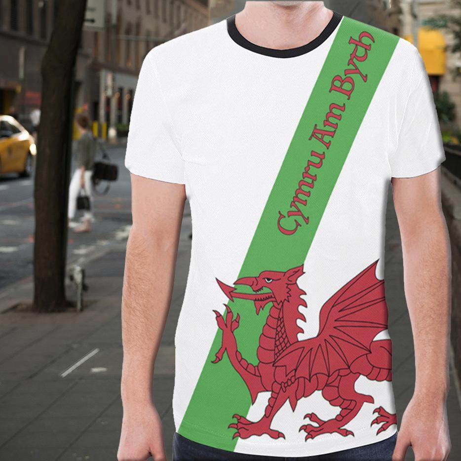 Wales T shirt - Cymru Am Byth - Vibe Hoodie Shop