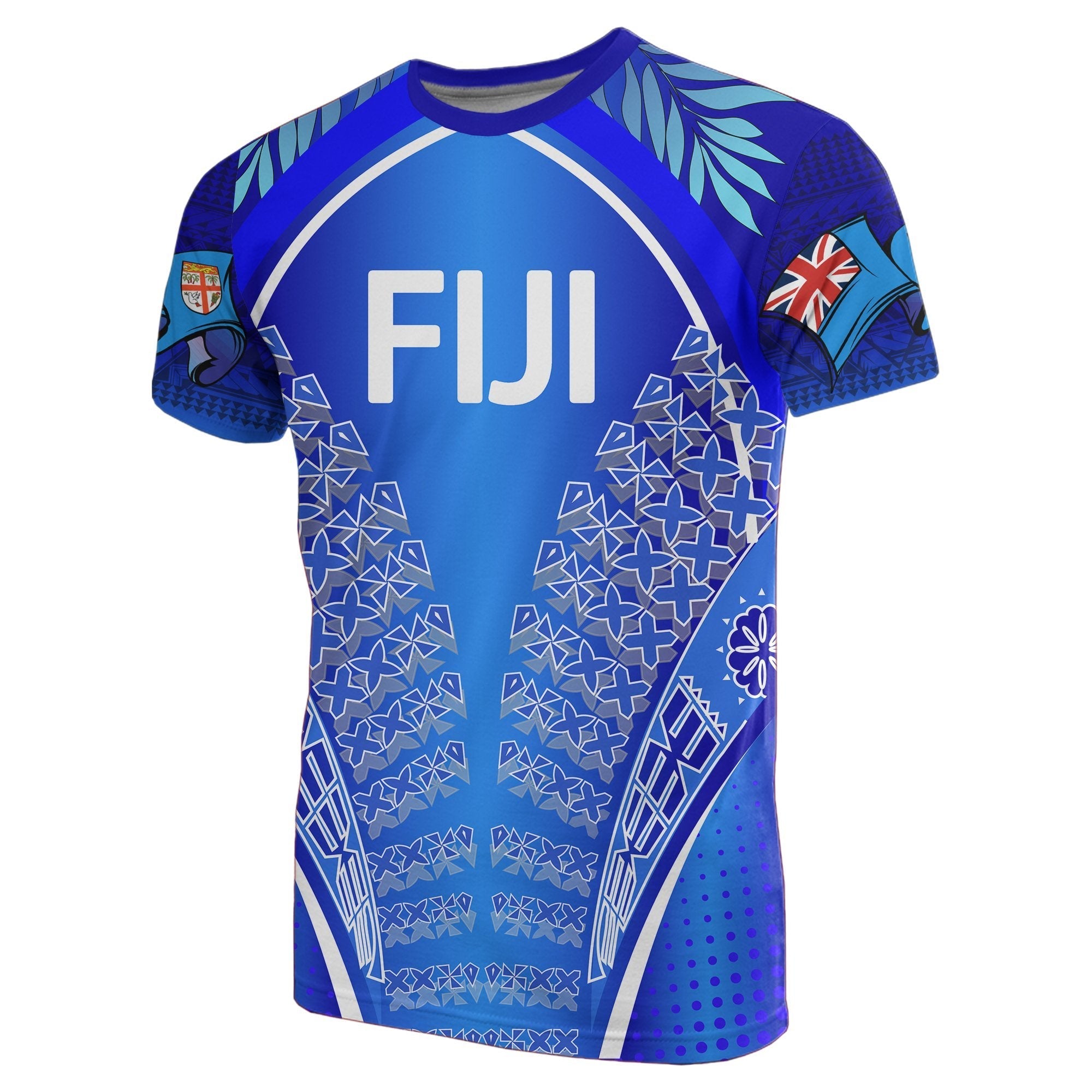 Fiji Tapa T shirt Sport Style Special Version - Vibe Hoodie Shop