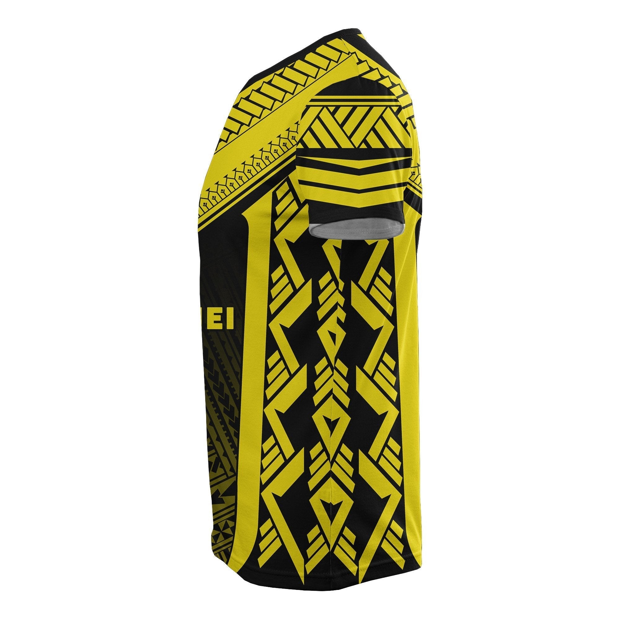 Hawaii Kanaka Polynesian T shirt Active Yellow - Vibe Hoodie Shop