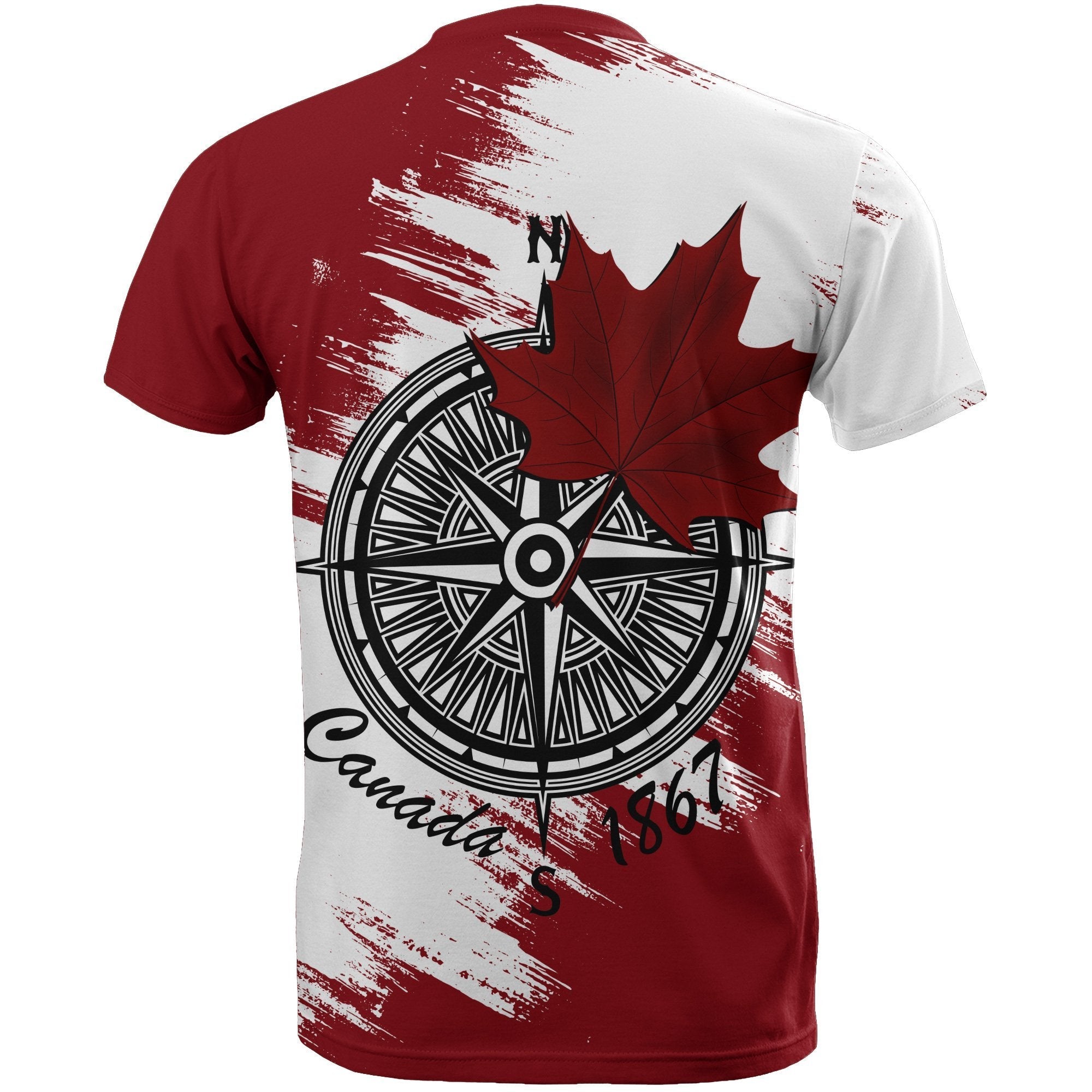 Canada Compass True North Strong And Free - Vibe Hoodie Shop