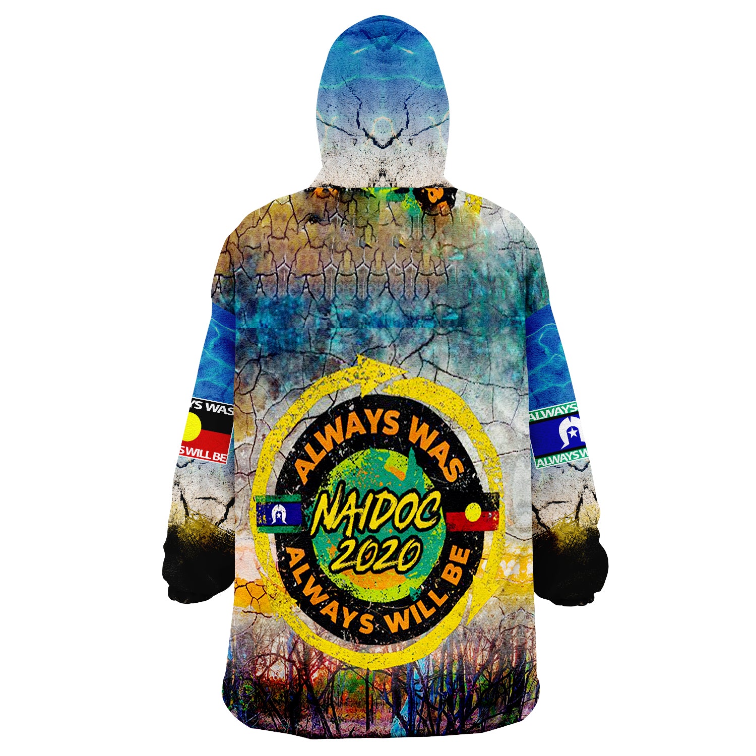 NAIDOC Week Wearable Blanket Hoodie - Vibe Hoodie Shop