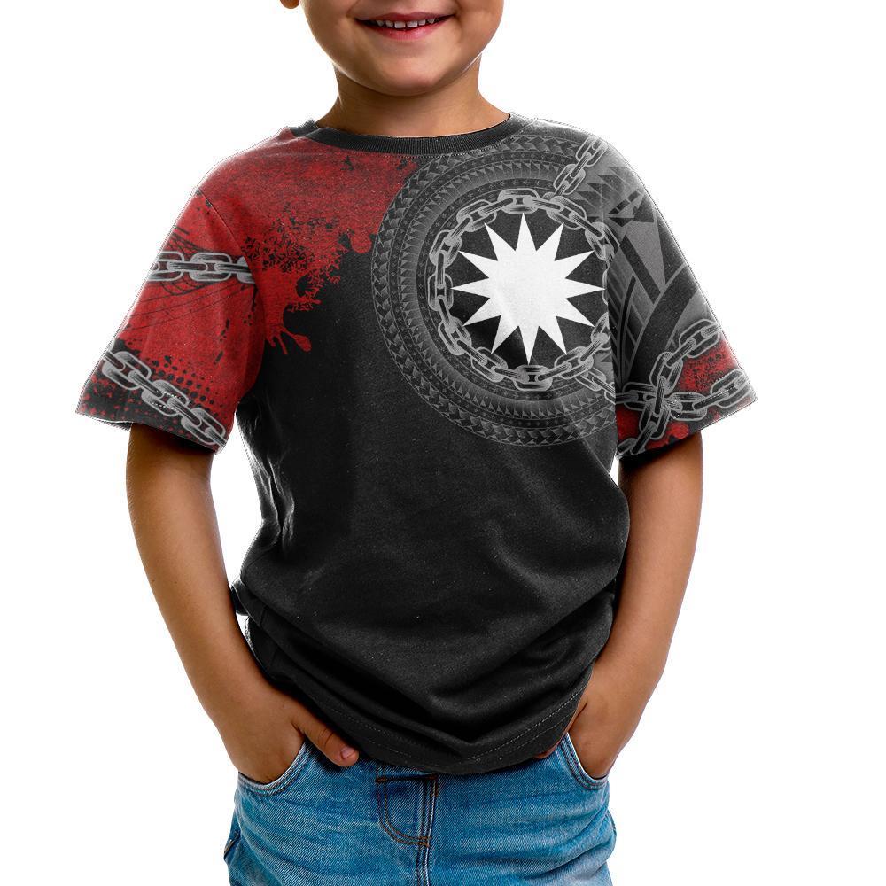 Nauru Polynesian T shirt - Polynesian Chain Style - Vibe Hoodie Shop