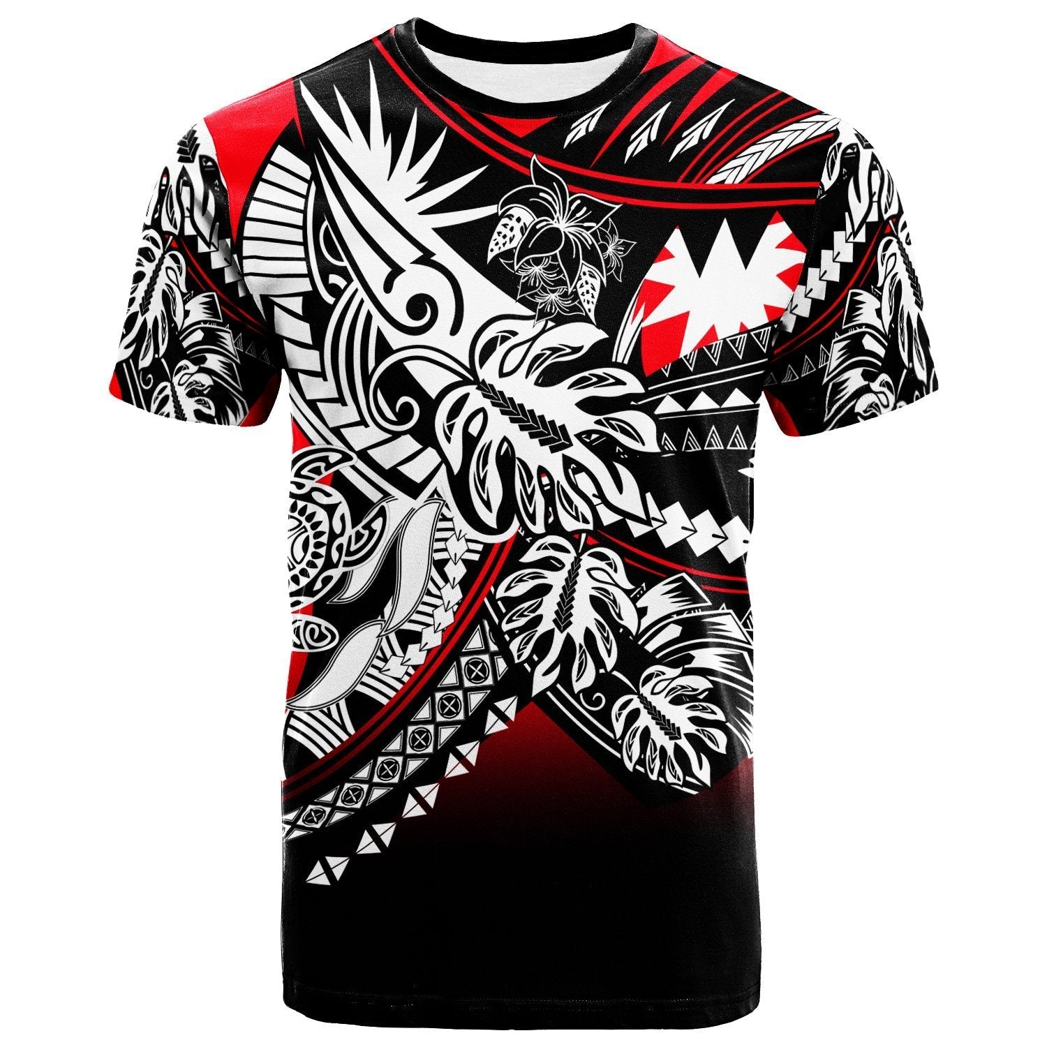 Nauru T shirt - Tribal Jungle Pattern - Vibe Hoodie Shop