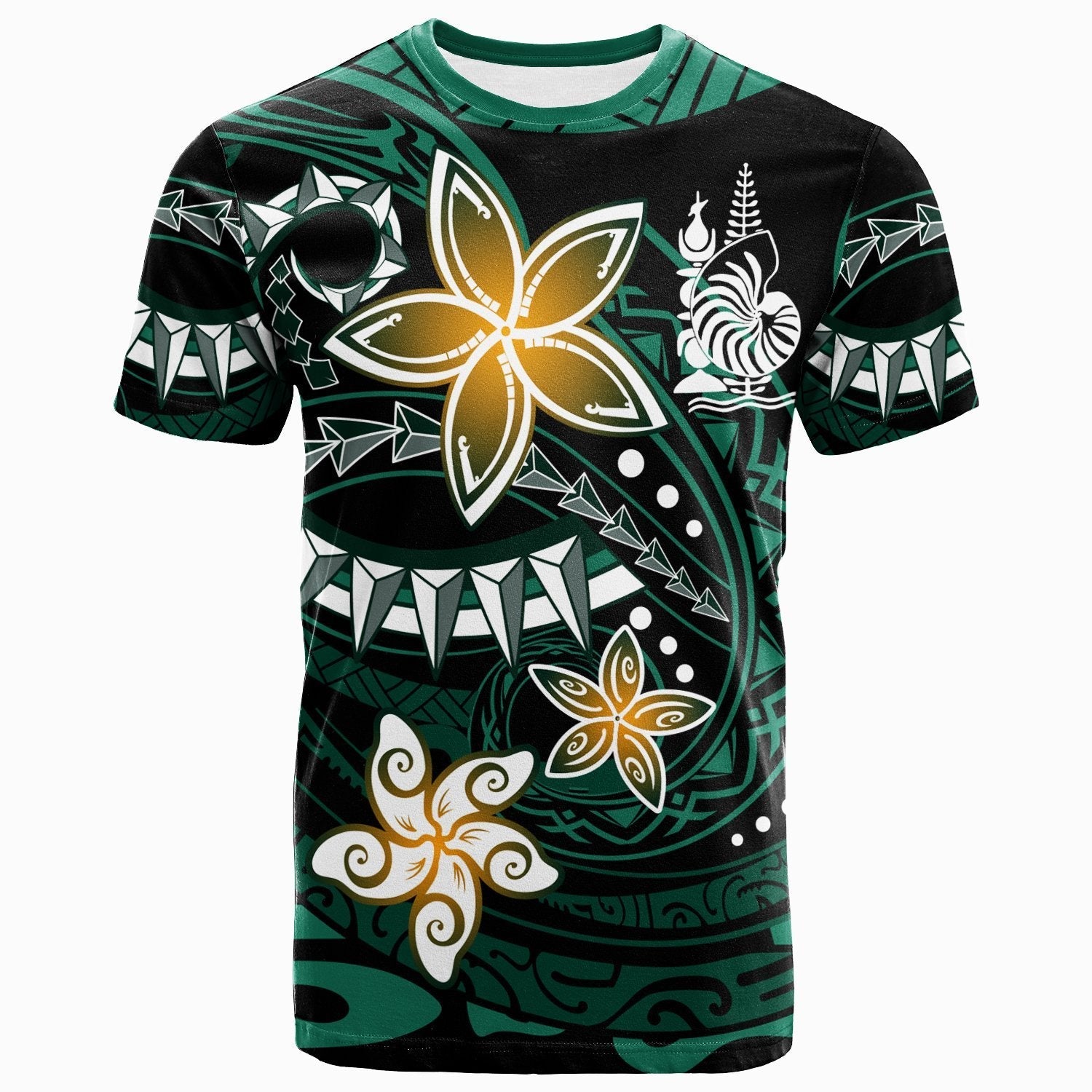 New Caledonia T shirt - Spring Style Black Color - Vibe Hoodie Shop