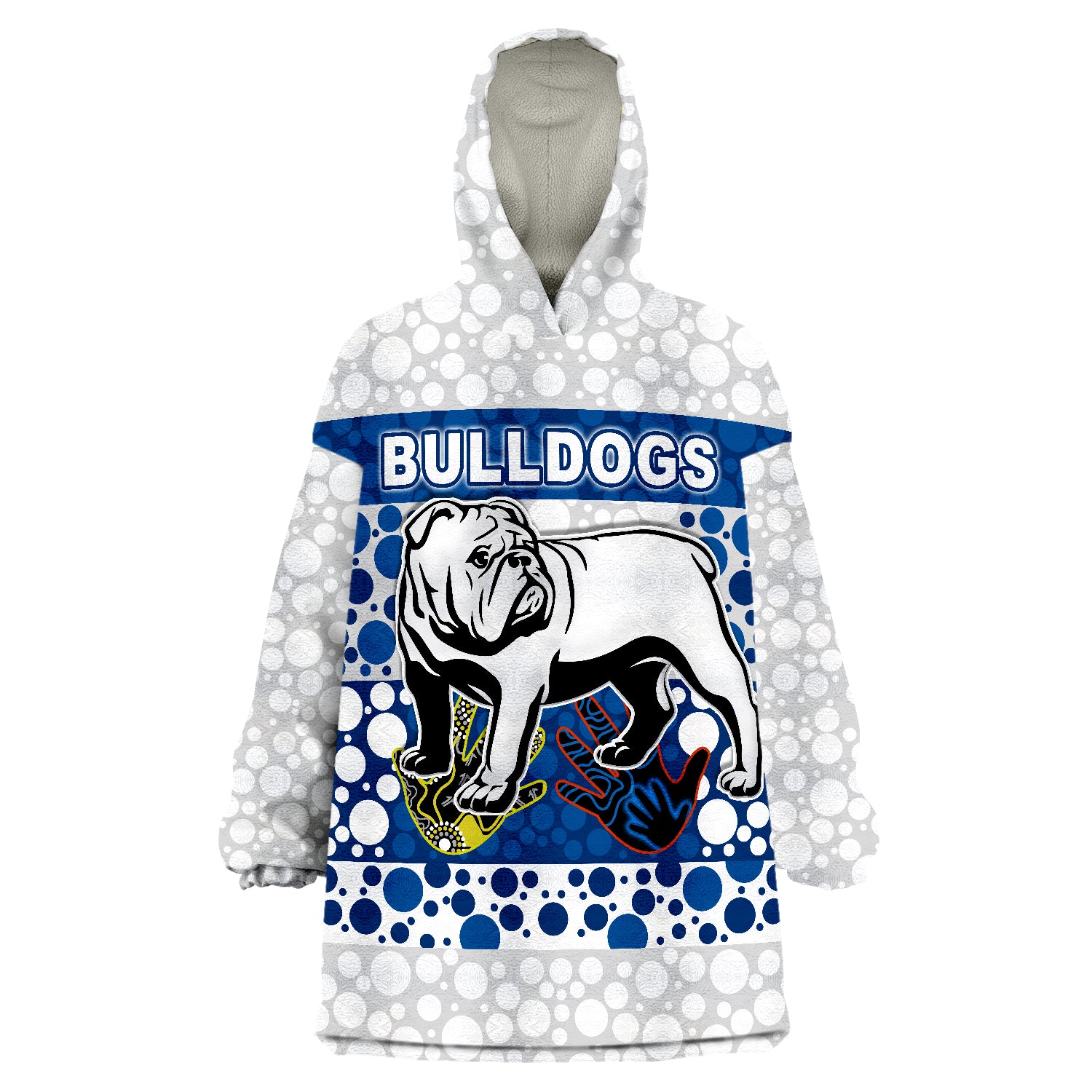 Newest Bulldogs Wearable Blanket Hoodie - Vibe Hoodie Shop