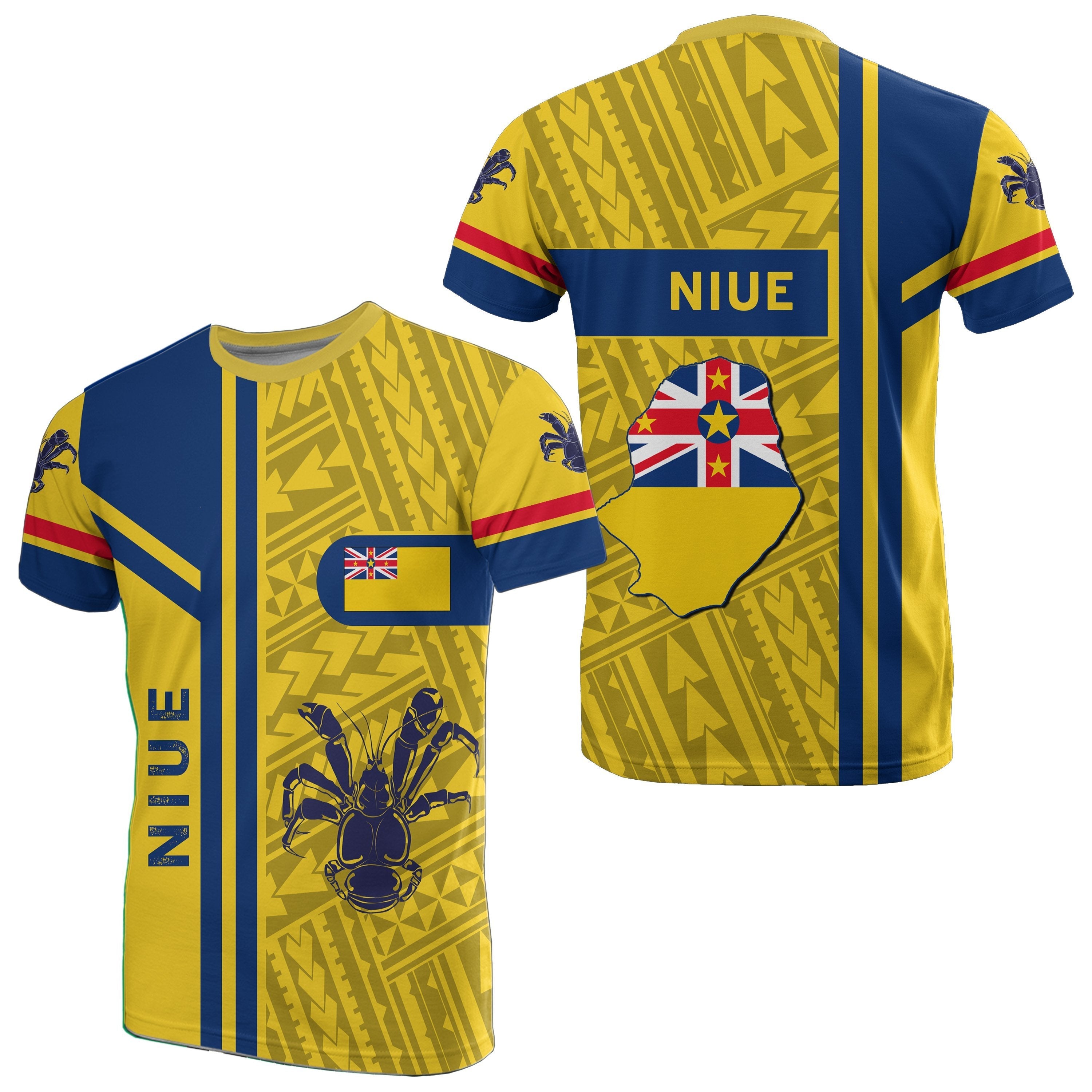 Niue T shirt - Flag Morale Style - Vibe Hoodie Shop