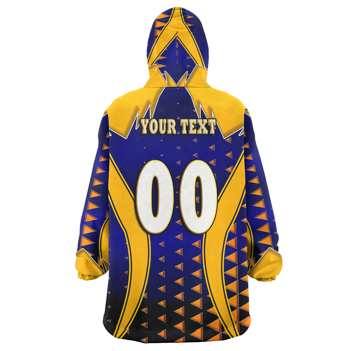 Cowboys Rugby Snug Hoodie - Custom Bull Rugby Cup Final Series Champions Sport Style Personalised Player And Number Wearable Blanket Hoodie - Vibe Hoodie Shop