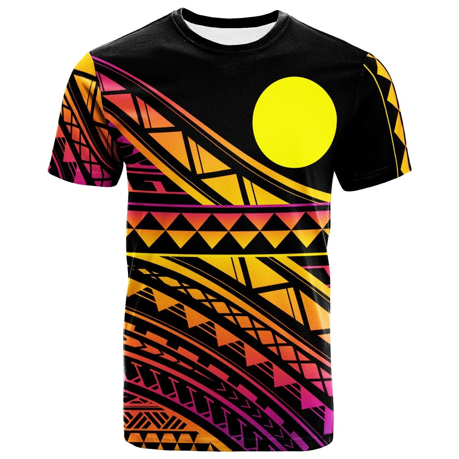 Palau Custom Personalised T shirt - Special Polynesian Ornaments - Vibe Hoodie Shop