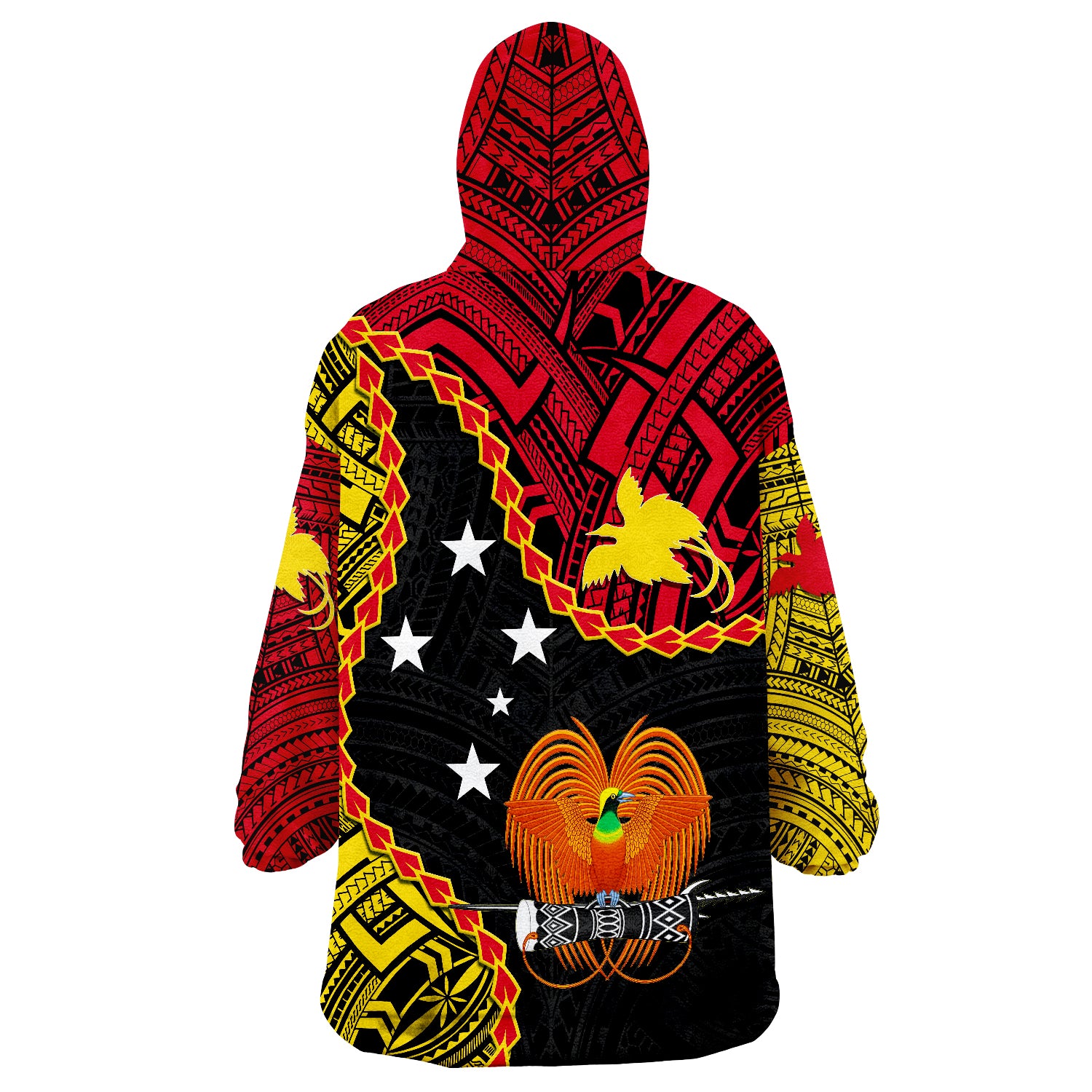 Papua New Guinea 47th Anniversary Hapi De bilong Indipendens Papua Niugini Wearable Blanket Hoodie - Vibe Hoodie Shop