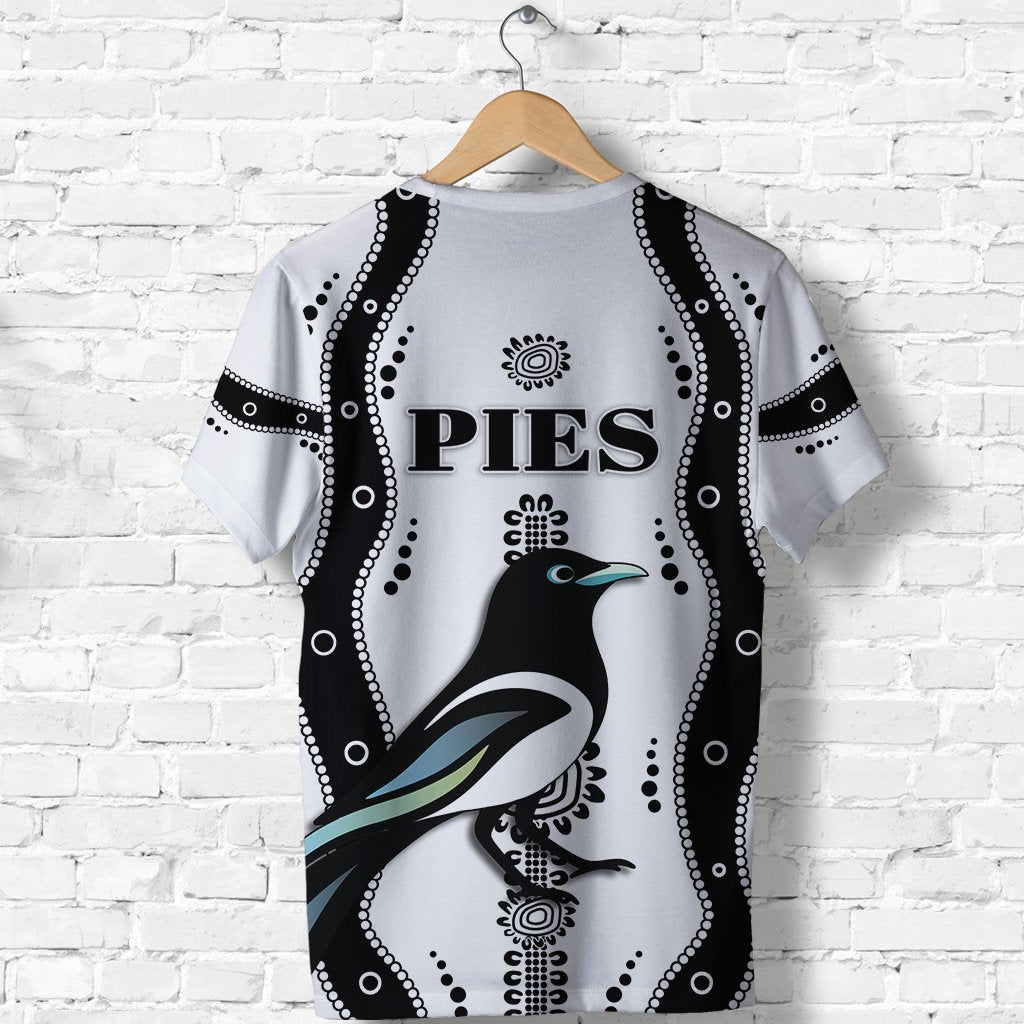 Collingwood T shirt Pies Indigenous - White - Vibe Hoodie Shop