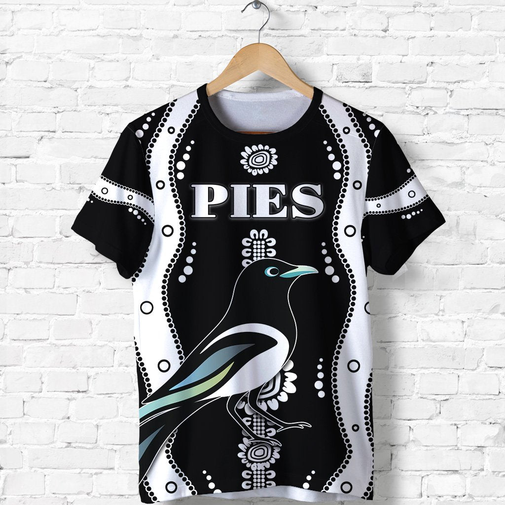 Collingwood T shirt Pies Indigenous - Black - Vibe Hoodie Shop