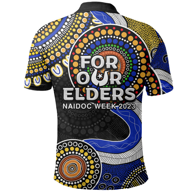 Eels Rugby Polo Shirt NAIDOC 2023 Aboriginal - Vibe Hoodie Shop