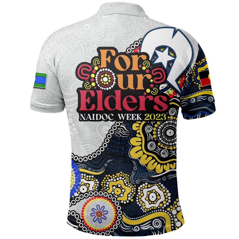 Cowboys Rugby Polo Shirt NAIDOC 2023 Patterns - Vibe Hoodie Shop