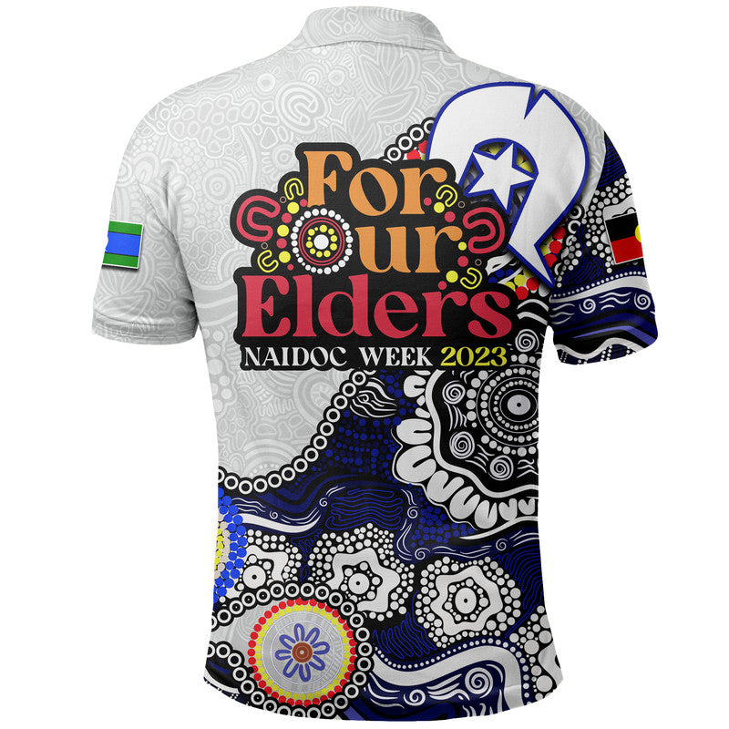 Bulldogs Rugby Polo Shirt NAIDOC 2023 Patterns - Vibe Hoodie Shop