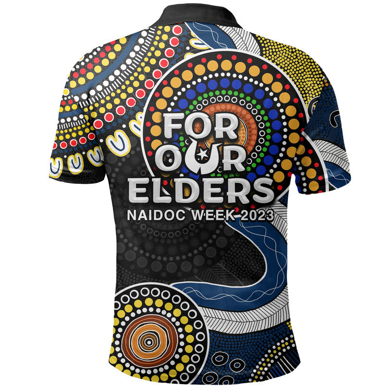 Cowboys Rugby Polo Shirt NAIDOC 2023 Aboriginal - Vibe Hoodie Shop