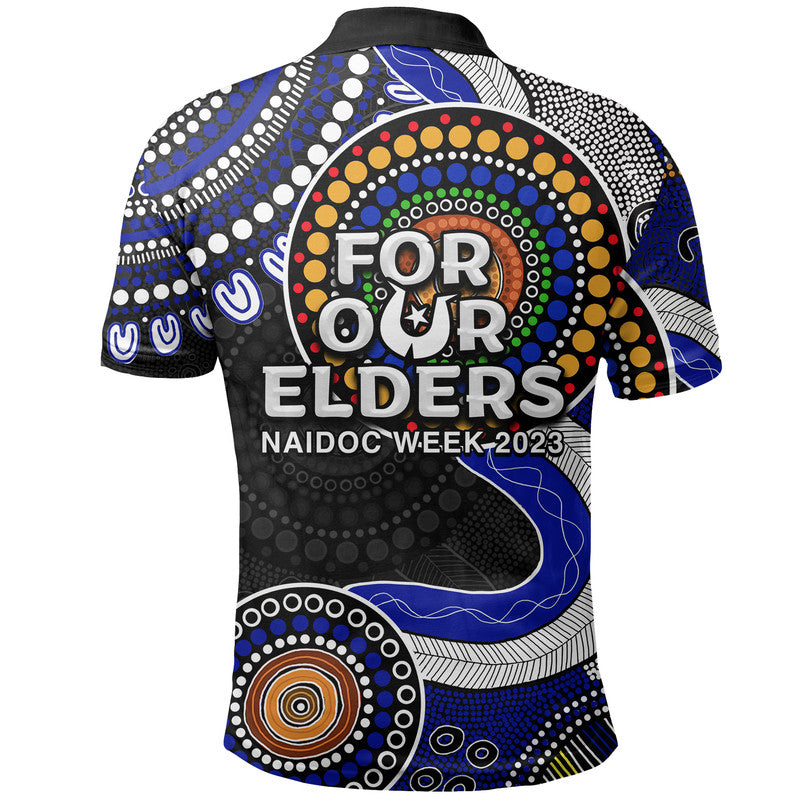 Bulldogs Rugby Polo Shirt NAIDOC 2023 Aboriginal - Vibe Hoodie Shop