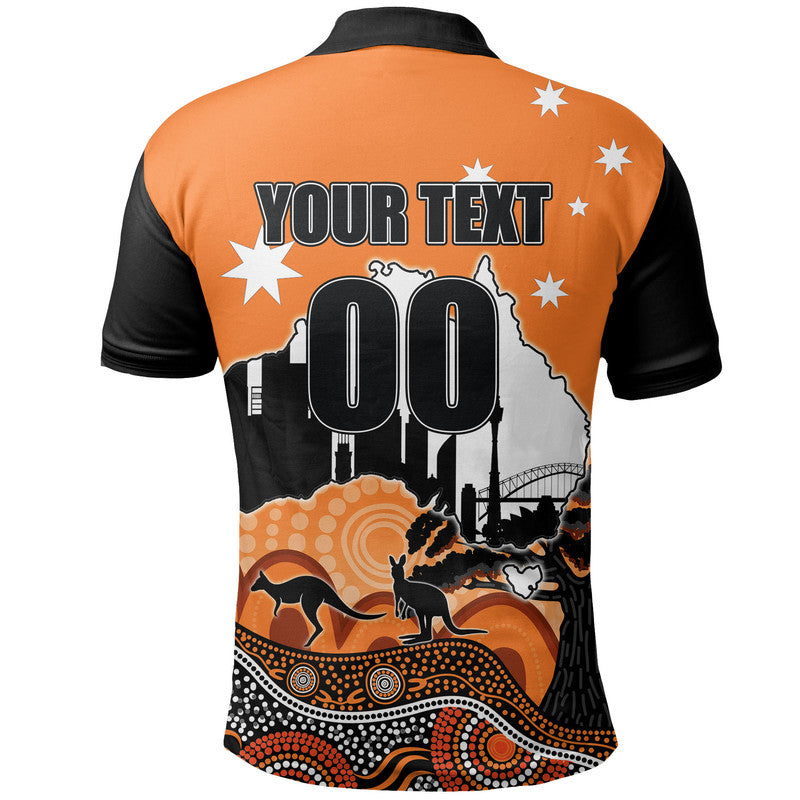 (Custom Personalised And Number) Happy Australia Day- Perth Scorchers  Polo Shirt - Vibe Hoodie Shop