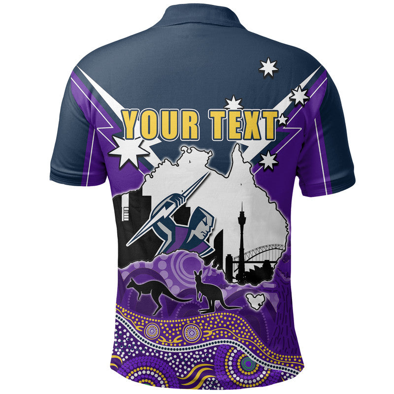 (Custom Personalised) Storm Rugby Polo Shirt Australia Day Style - Vibe Hoodie Shop