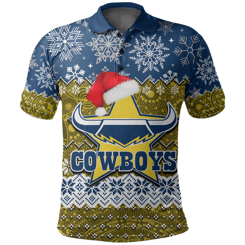 Cowboys Rugby Polo Shirt Christmas 2022 - Vibe Hoodie Shop