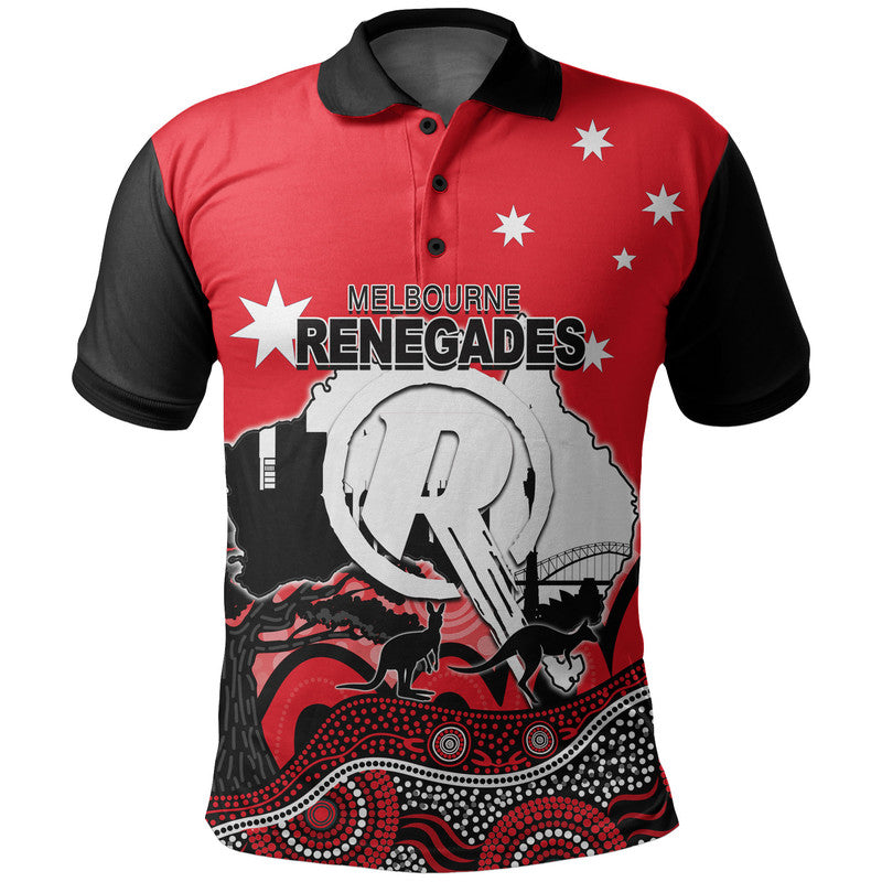 (Custom Personalised And Number) Happy Australia Day- Melbourne Renegades  Polo Shirt - Vibe Hoodie Shop