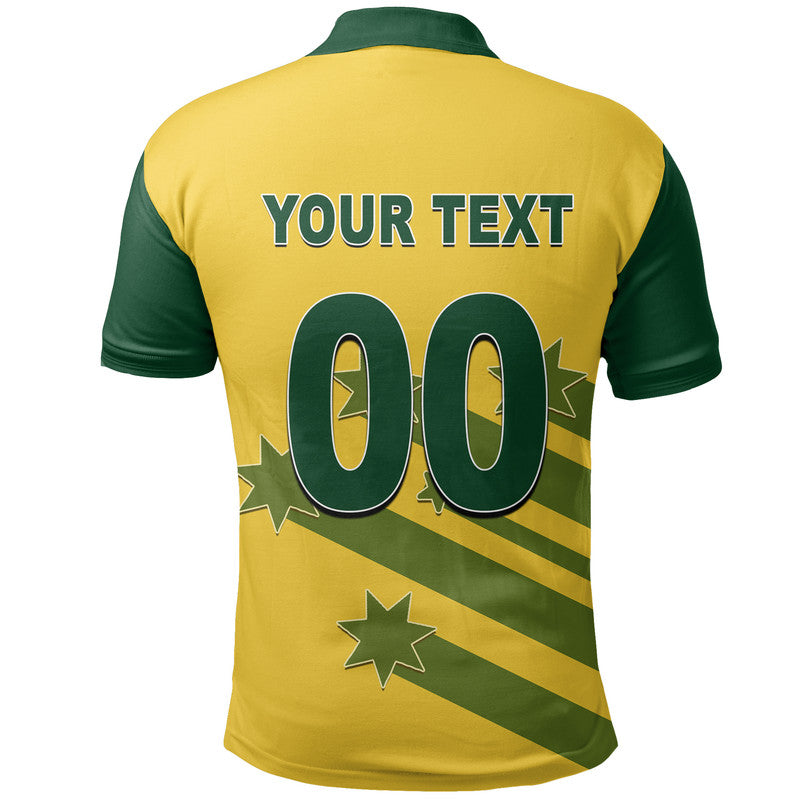 (Custom Personalised And Number) Australia Cricket Polo Shirt Style 1999 No.2 - Vibe Hoodie Shop